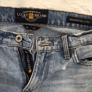 Lucky Brand Bridgett Capri Straight Jean